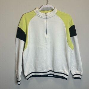 Urban Outfitters Men’s Colorblock Quarter Zip Pullover Size Small
